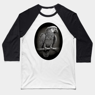 African Grey Parrot Baseball T-Shirt